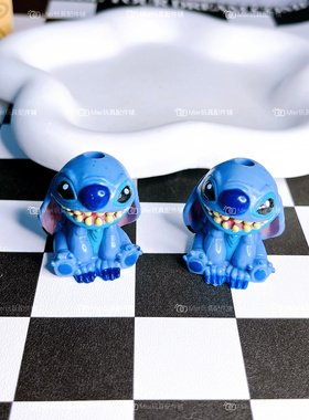 日单散货星际史迪仔阿金DIY奶油胶手机壳材料微缩玩具食玩公仔