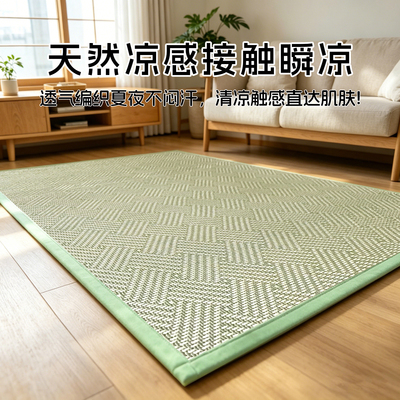 定制冰丝凉席隔音免打理地毯
