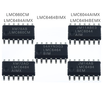 全新LMC6484AIMX LMC6044AIMX LMC6494BEMX LMC6464BIMX LMC660CM