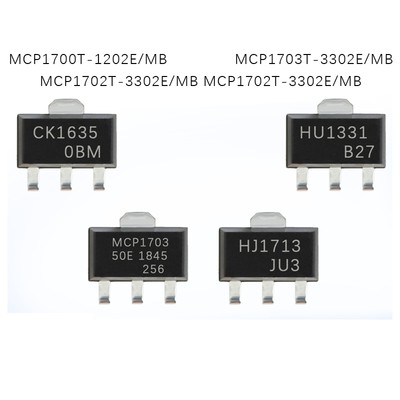 MCP1703T/MCP1702T-3302E/MB MCP1702T-2802/MCP1700T-1202E/MB