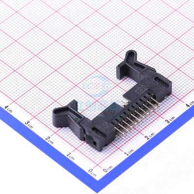 2.0-2*10P直牛角 IDC连接器(牛角/简牛) 2mm 每排P数:10 排数:2