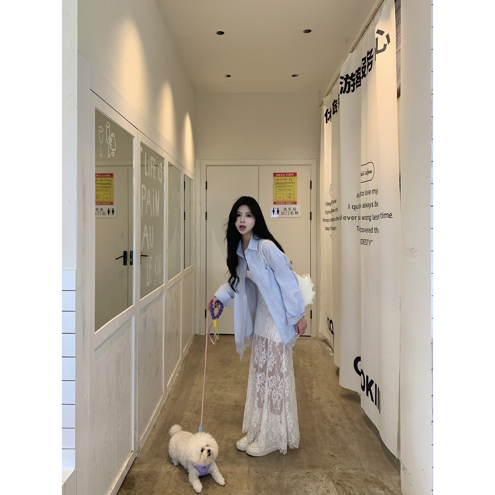 YAQING韩系风格穿搭套装