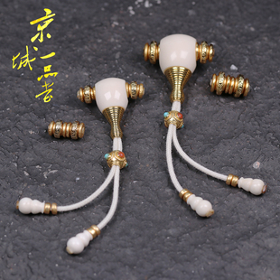 猛犸象牙榫卯三通配925银万向轴套装 背云弟子珠百香菩提手串配饰