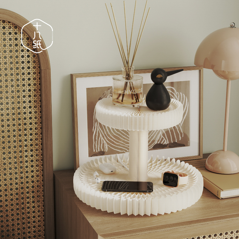 十八纸艺术荷叶展示架