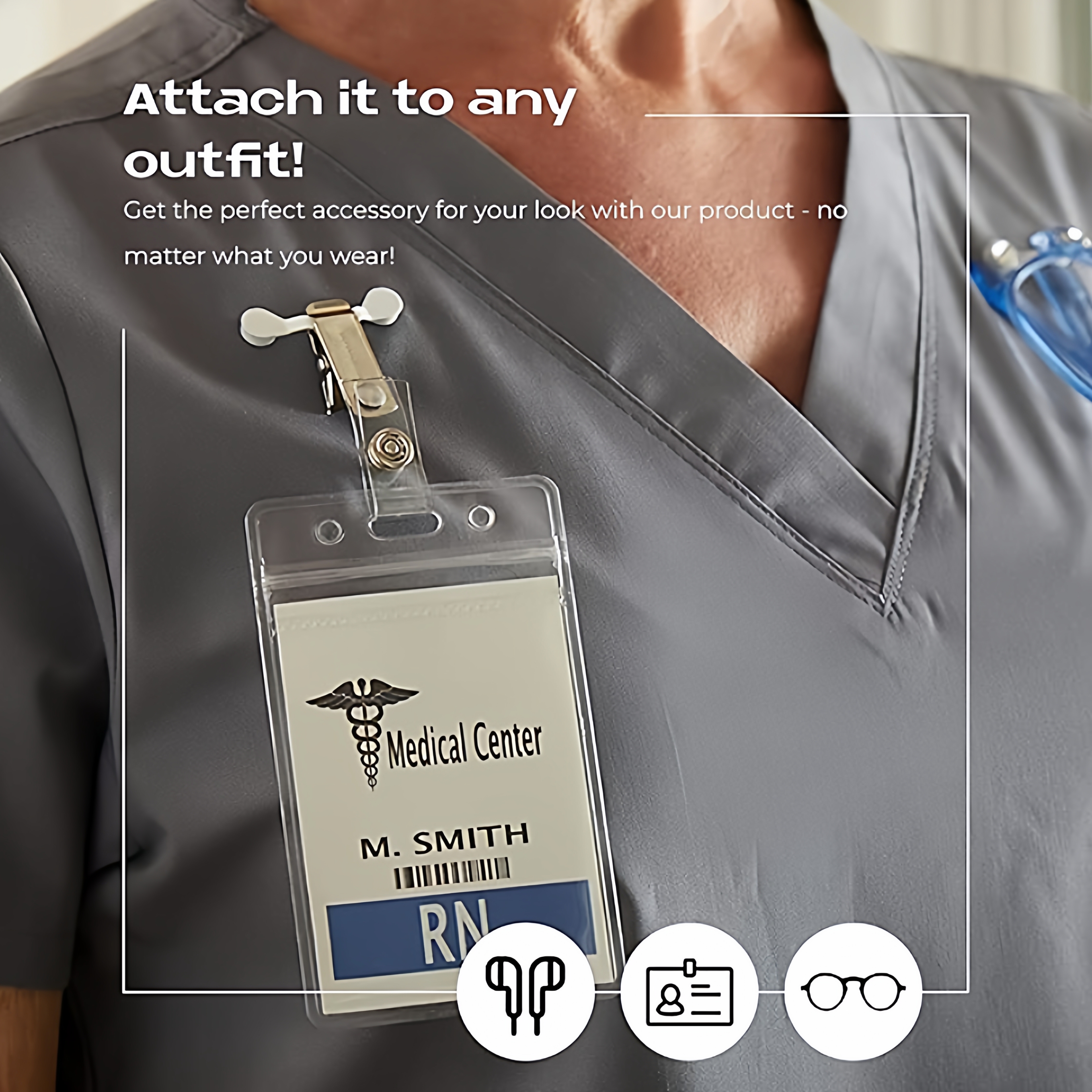 多功能磁吸胸针可挂工号牌眼镜支架耳机夹强力磁铁磁性衣服挂钩