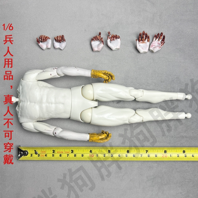 SWTOYS 1/6 JOKER剥皮小丑 素体 兵人偶潮玩白色素体手套染血手型