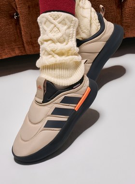 阿迪达斯Adipuff舒适轻便防滑耐磨百搭棉鞋面包鞋运动休闲鞋