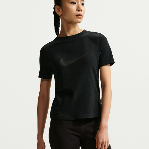 Nike/耐克Sportswear女子修身版型短袖烧花工艺标志上衣IO1517