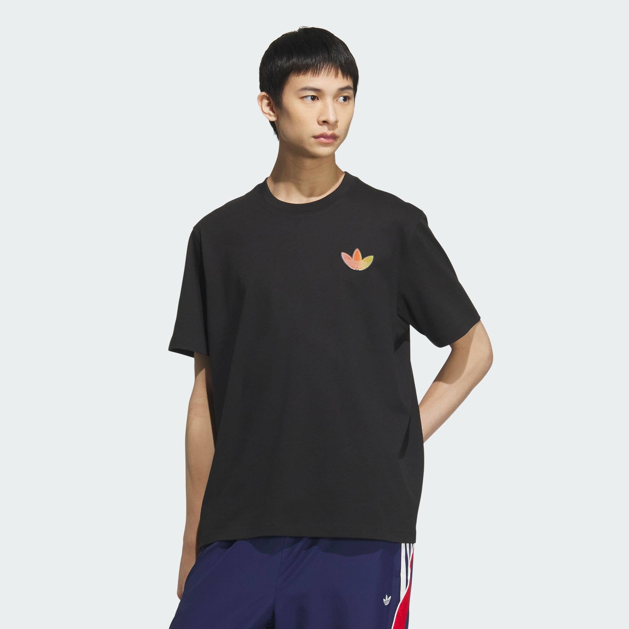 阿迪达斯三叶草男女纯棉运动短袖T恤KC3119|KC3120|KC3121|KC3122