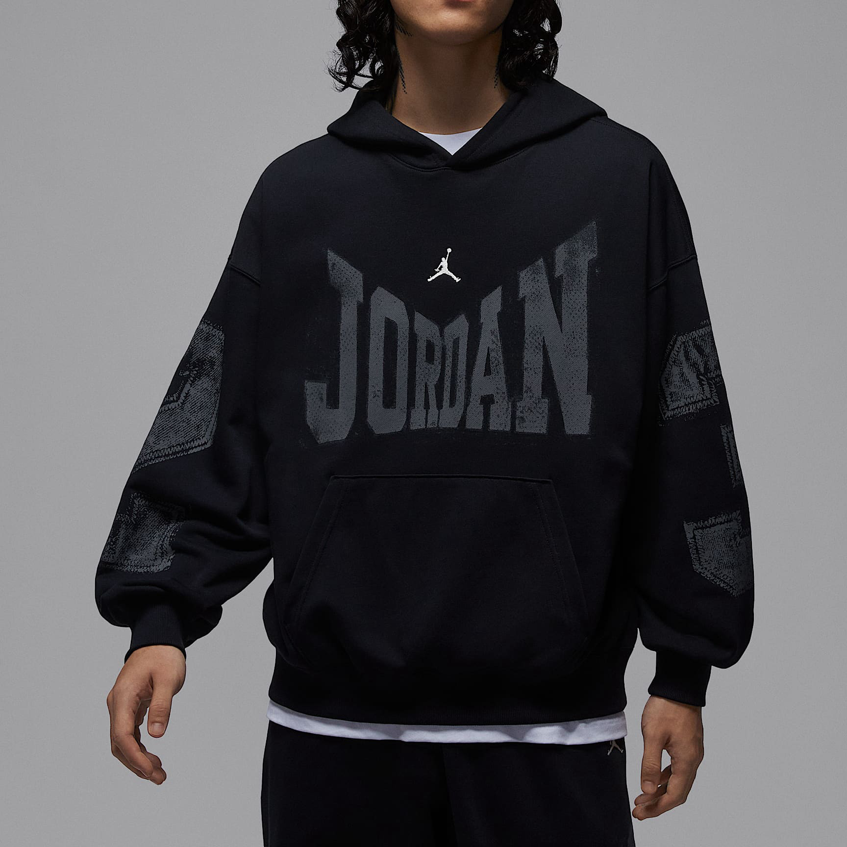 耐克乔丹Jordan Brooklyn男子学院风套头连帽衫HV0094