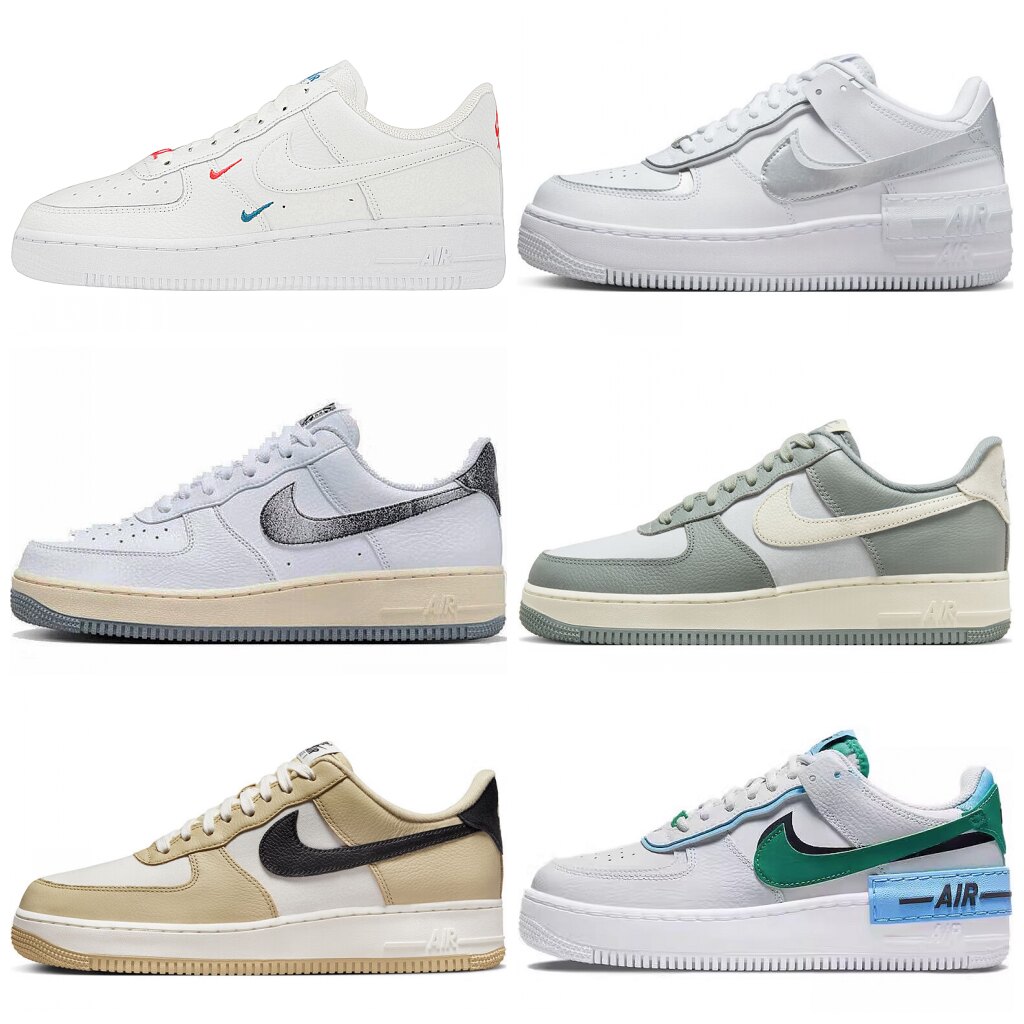 nike/耐克airforce1迈阿密海豚队空军一号双勾小白鞋板鞋ct1989-1
