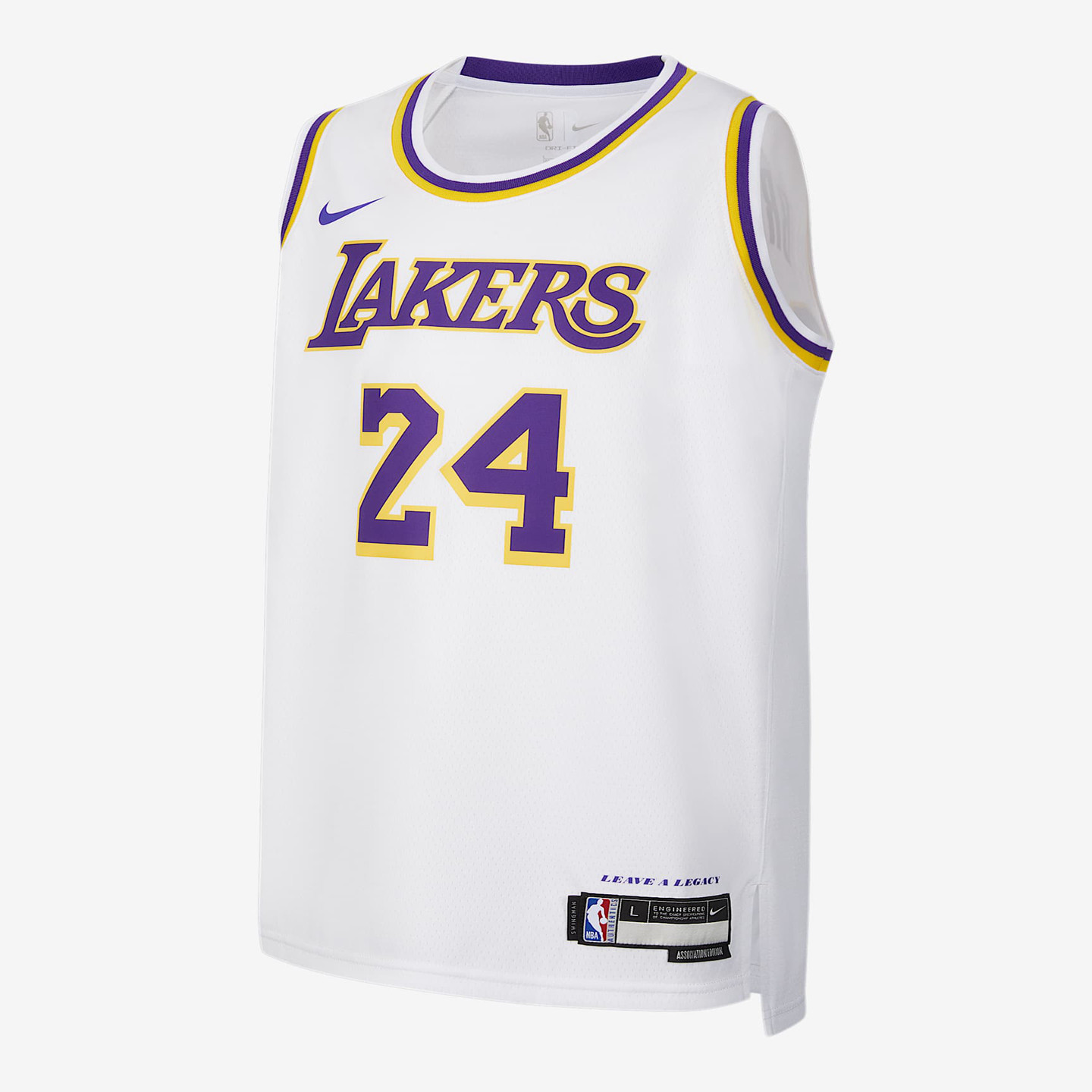 耐克NIKE NBA 洛杉矶湖人队大童透气速干球衣男童网眼轻便IV5730