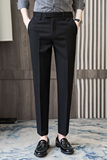 秋季商务正装西裤男修身垂感休闲西装长裤A33-P75，男装西服套装，星座301D-6