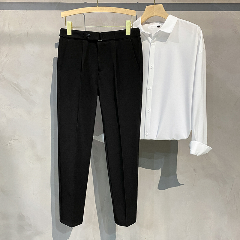 4色主推！男士修身九分夏季薄款西裤A30-P60控98，男装西裤，星座301D-6