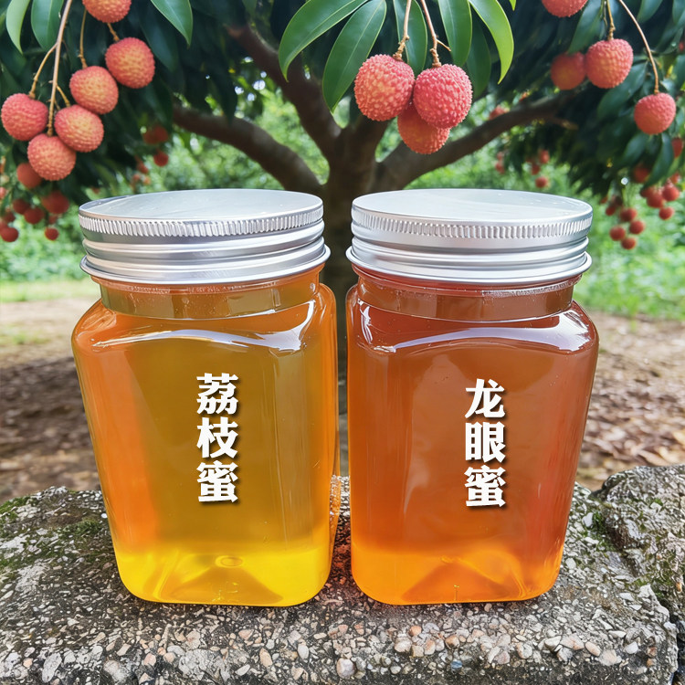广东从化荔枝蜜龙眼蜜新鲜纯正天然野生花正宗土蜂蜜无添加蜜糖