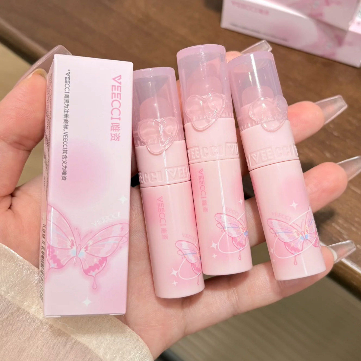 VEECCI唯资唇泥唯姿口红唇釉维姿裸色维资微姿显白口号微资低饱和