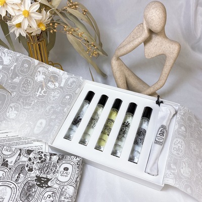 蒂普提克Diptyque 香水7.5ml*5套装肌肤之花杜桑爵梦玫瑰巴黎之水