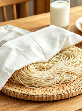 厨房盖布防尘防风干盖馒头饺子盖菜碗案板竹纤维蒸笼布非纯棉纱布