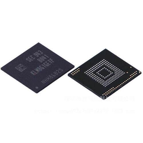 全新原装 KLM8G1GETF-B041 贴片FBGA-153 8GB EMMC存储器芯片IC