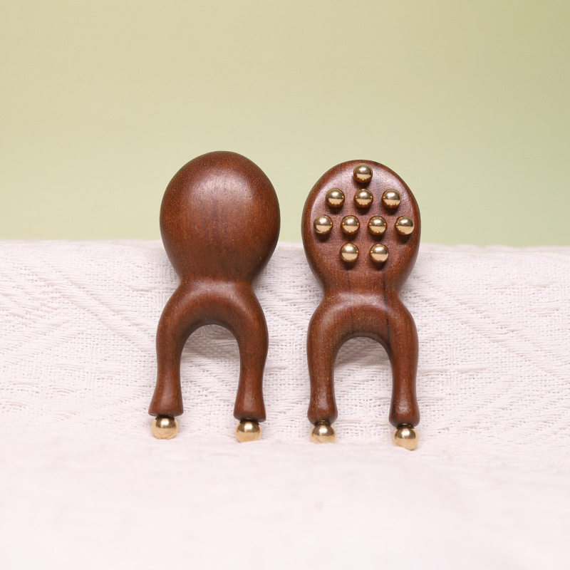 黄铜金丝檀小青蛙鼻刮按摩器刮痧棒眼周按摩刮鼻眼部搓耳朵面部,家庭/个人清洁工具,梳子/化妆梳/按摩梳,淘宝优惠券,粉丝福利购,淘宝优惠卷