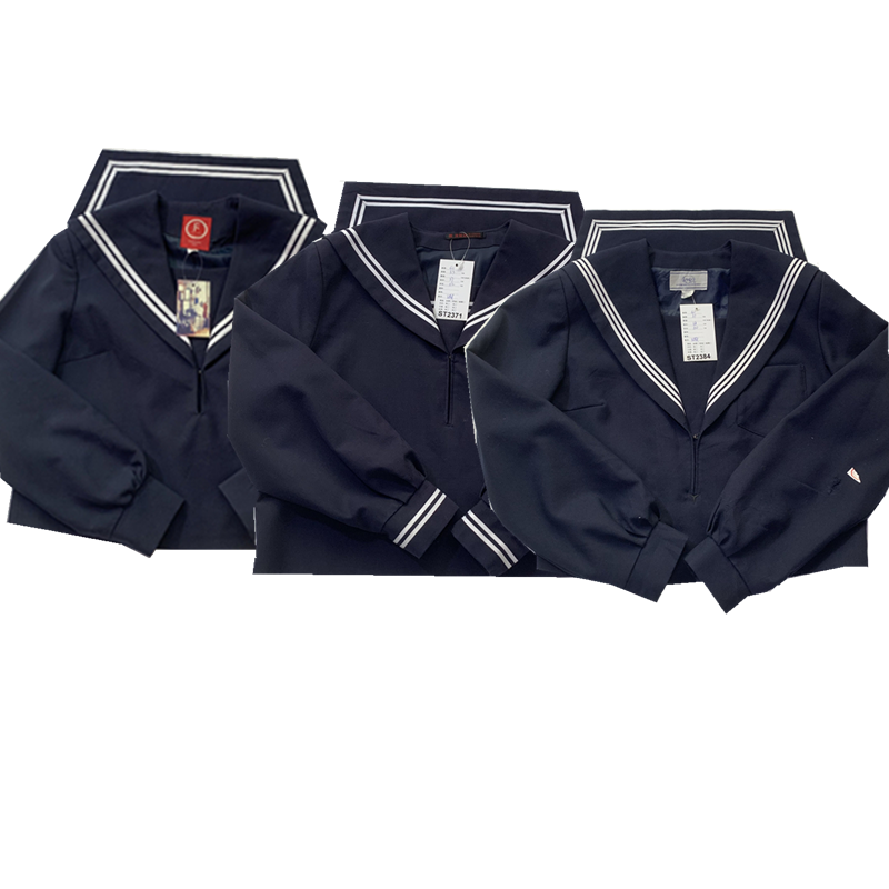 古着中古日本学院风JK制服日制学生瑕疵西装上衣水手服冬款