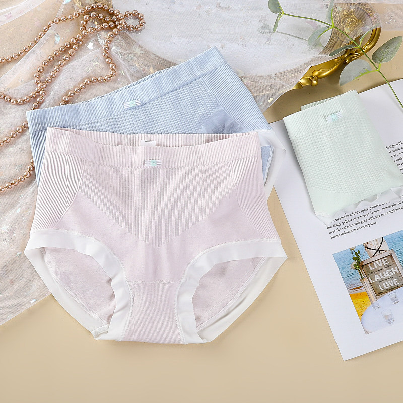 乔漫丝芬亲肤磨毛紫杉醇春秋款女士中腰内裤简约