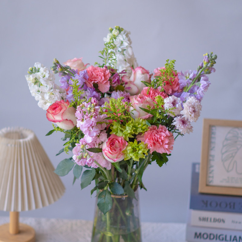 新年热卖【粉色爱琴海花束】云南基地直发鲜花室内养护插花,鲜花速递/花卉仿真/绿植园艺,周期订阅鲜花,淘宝优惠券,粉丝福利购,淘宝优惠卷