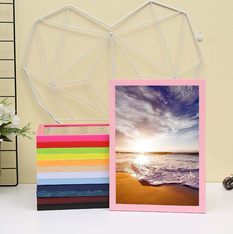 爱心塑料相框。水彩画棕色房子幼儿园合影玻璃韩版配件7寸金色diy在类目 家居饰品, 相框/画框中 - 来自Buy2taobao.com提供专业的淘宝代购服务