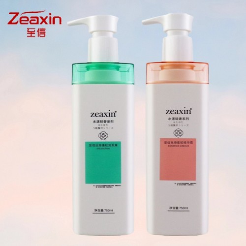 至信水漾丝滑蓬松洗发水柔韧精华霜护发素套装发膜zeaxin旗舰店