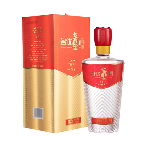 董酒 54度500ml  名优董酒（V5） 54度500ml 董香型白酒