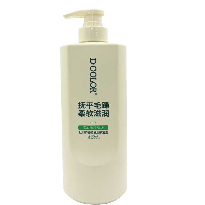 迪彩橄榄护发素750ml润发乳防止干燥毛躁改善发质柔顺发丝洗发露