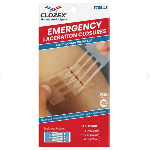 Clozex Emergency Laceration Closure Only- Close Wounds