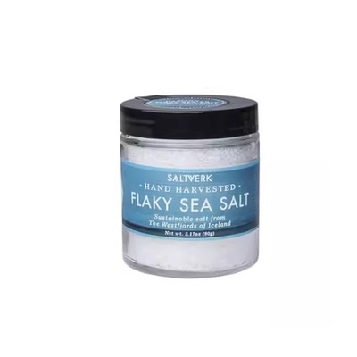 Saltverk Flaky Sea Salt - 3.17 Ounce Jar - Hand Harvested