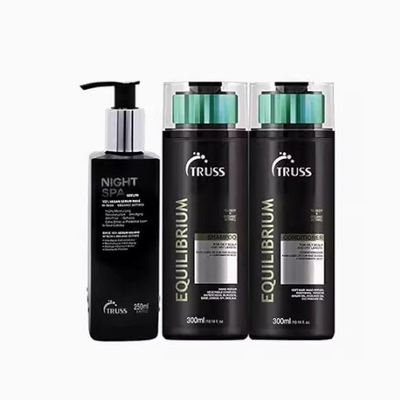 Truss Night Spa Hair Serum Bundle with Equilibrium Condit