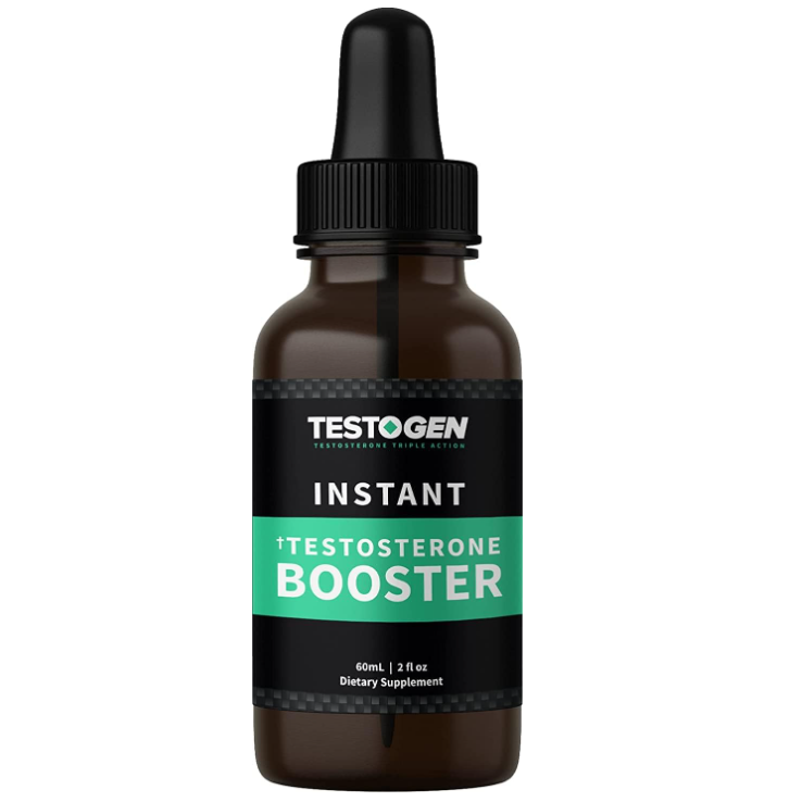 TestoGen Triple-Action Instant Testosterone Booster Drops wi