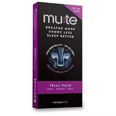 Rhinomed Mute Nasal Dilator for Snore Reduction - Anti-Sn