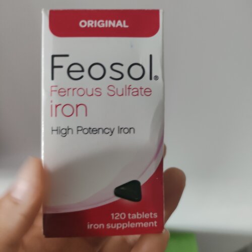 现货秒发Feosol Original 65 mg High Potency Ferrous Sulfate I