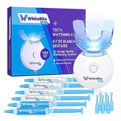 Whitebite Pro Teeth Whitening Kit for Sensitive Teeth wit