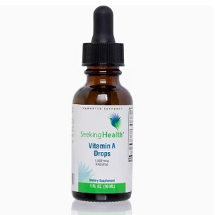 美国代购Seeking Health VitaminA Drops Immune Support