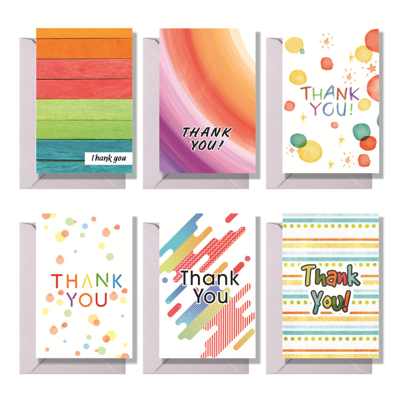 thank you card竖版感谢卡英文 gratitude thankyou卡片 thanks