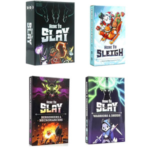 英文版 Slay 在这里战斗基础加扩展家庭聚会游戏卡牌桌游 Here
