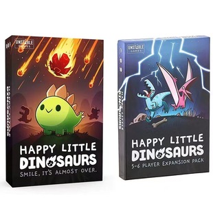 Happy Little Dinosaurs 全英文 快乐的小恐龙棋牌策略桌游卡牌