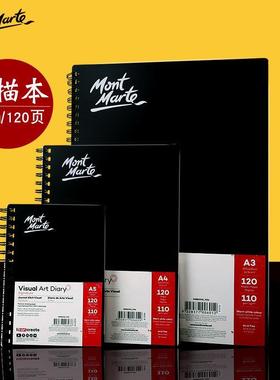 spiral visual art diary a2a3a4a5 sketchbook素描速写本蒙马特