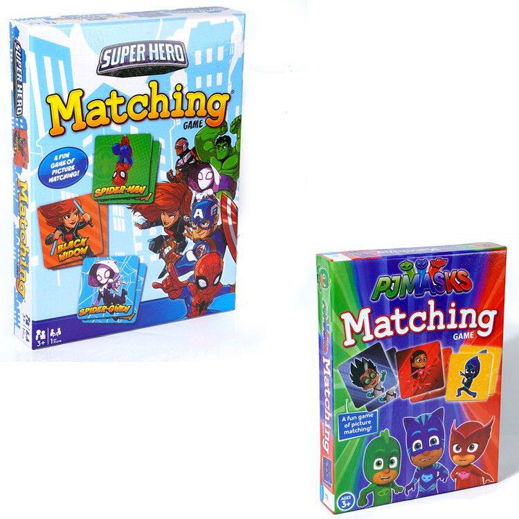 Matching 全英文儿童记忆配对游戏睡衣英雄超级英雄家庭亲子游戏