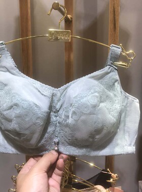 戴芝蒂新品全罩杯小胸薄款大胸显小蕾丝内衣64948