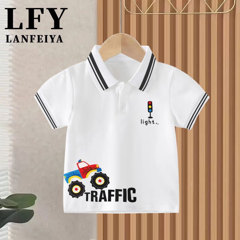 男童短袖T恤外穿polo衫