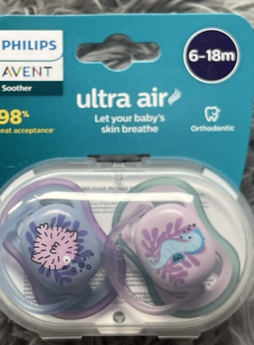飞利浦新安怡新生美国安抚奶嘴6-18个月防胀气新生儿宝宝奶嘴0-6