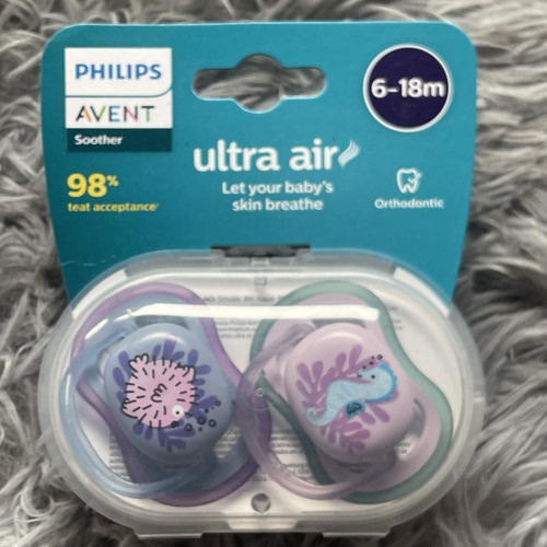 飞利浦新安怡新生美国安抚奶嘴6-18个月防胀气新生儿宝宝奶嘴0-6