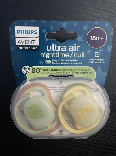 AVENT新安怡安抚奶嘴倍柔 0-6透气安睡型18+宝宝安慰奶嘴6-18婴儿