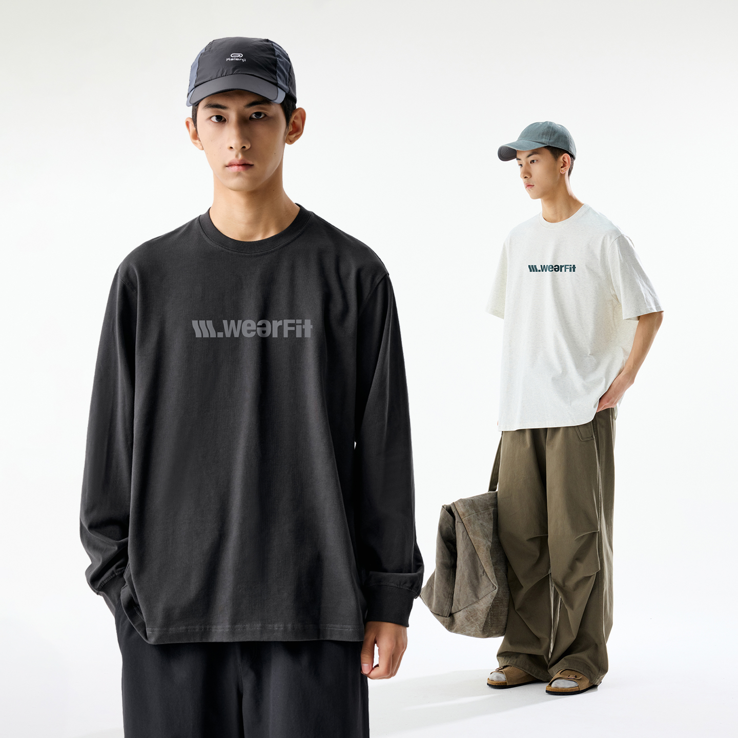 WEARFIT纯棉长袖T恤情侣款